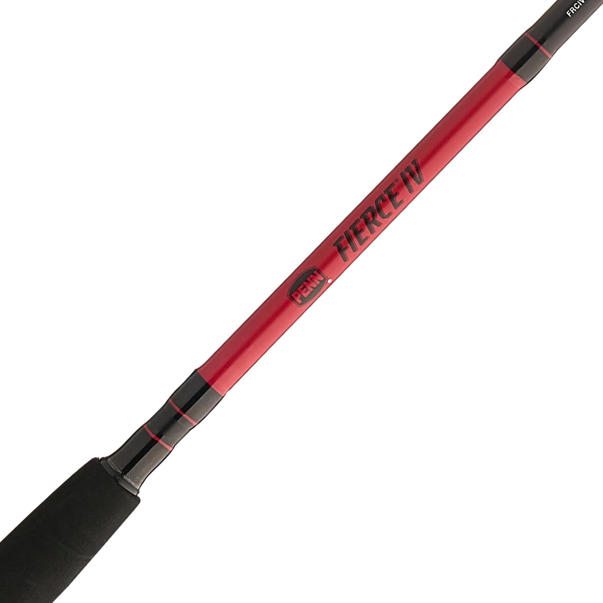 Fierce® IV Live Liner Spinning Rod and Reel Combo - Saltwater Fishing Gear for Inshore & Offshore Anglers - Perfect for Bass, Trout, and Redfish