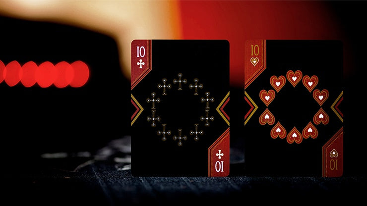 De'vo Standard Edition Dark Lordz Black Playing Cards - Premium Quality for Magic Tricks, Cardistry, and Poker Games