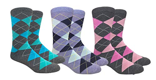 Set O: Grey/Turquoise, Heather Blue, Charcoal/Pinks