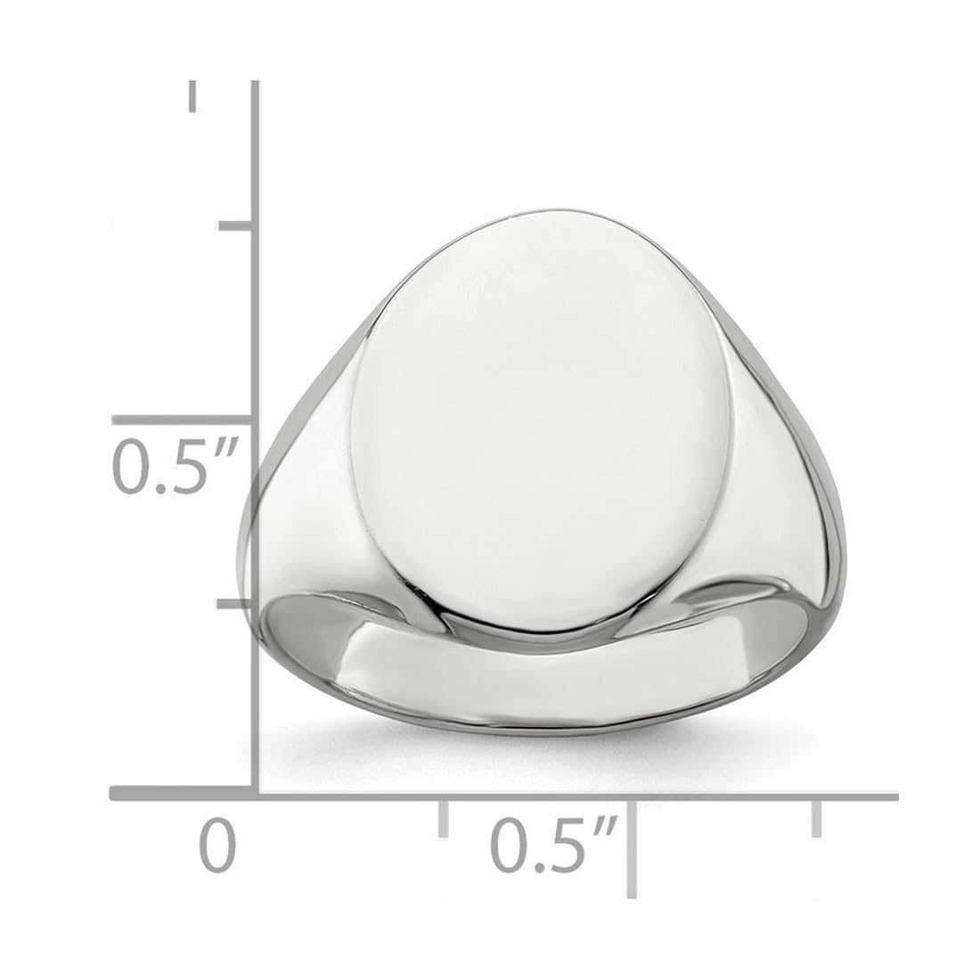 925 Sterling Silver Solid Polished Signet Ring for Women - Elegant Jewelry Gift for Birthday, Anniversary & Special Occasions | Hypoallergenic & Tarnish-Resistant