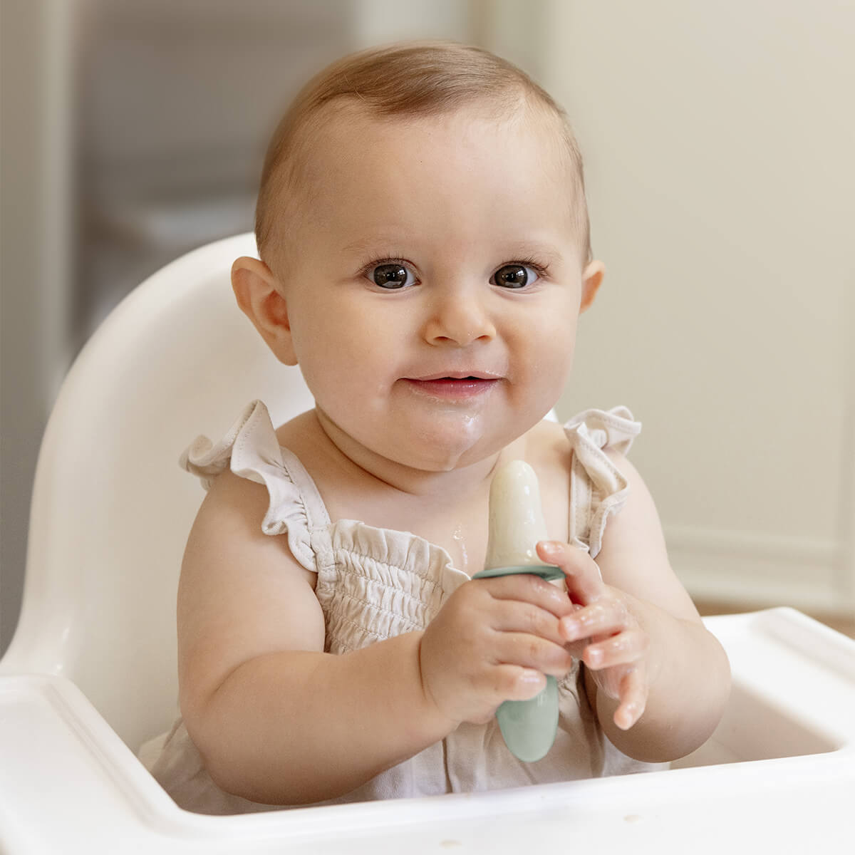 Ezpz Tiny Pops - Best Silicone Popsicle Mold for Babies & Toddlers | BPA-Free, Easy to Use | Perfect for Summer Snacks, Teething Relief & Healthy Treats