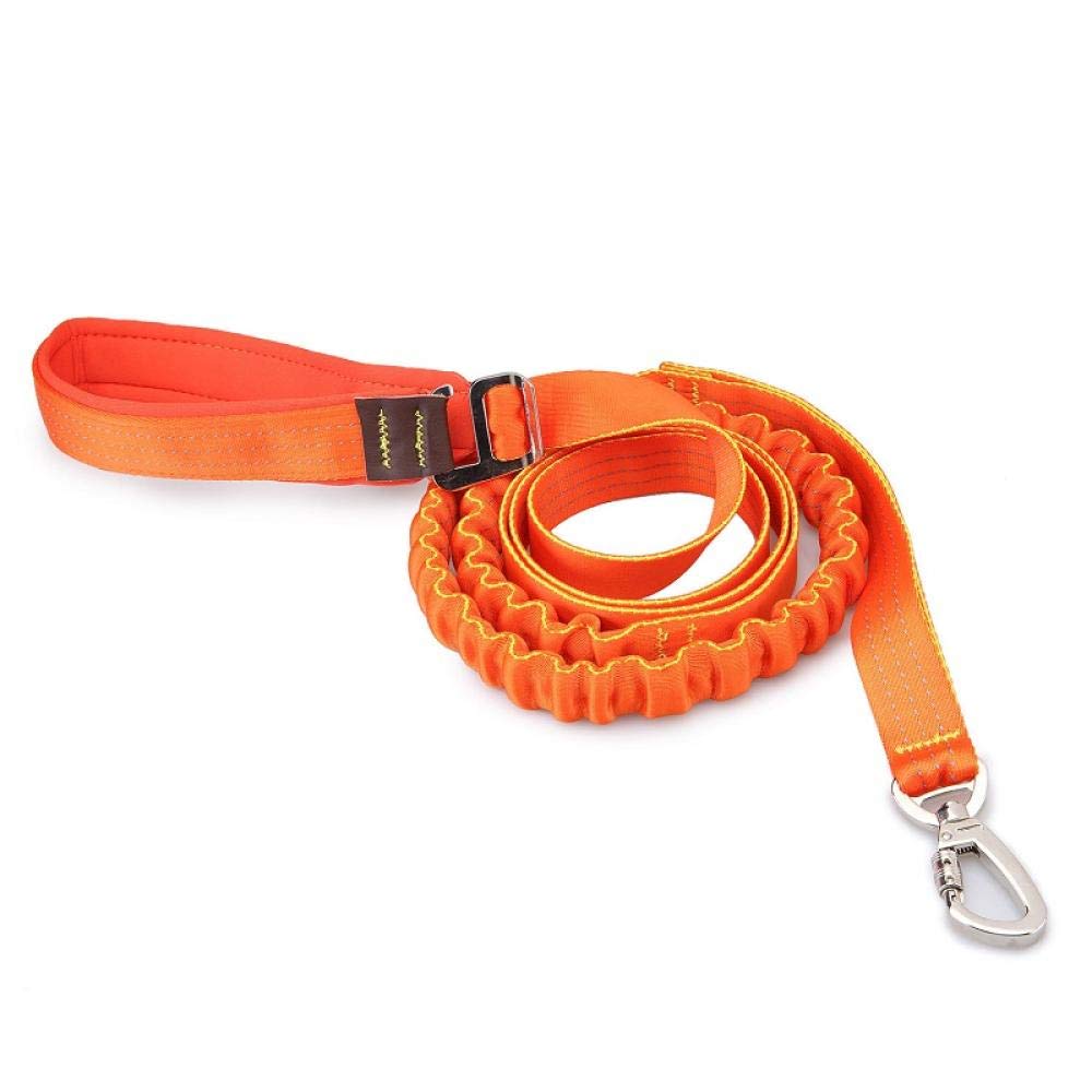 **Yisatann Reflective Elastic Dog Leash with 2 Handles - Heavy Duty Rope Lead for Large Dogs, Shock Absorbing & Durable - Perfect for Walking, Running, and Outdoor Adventures**
