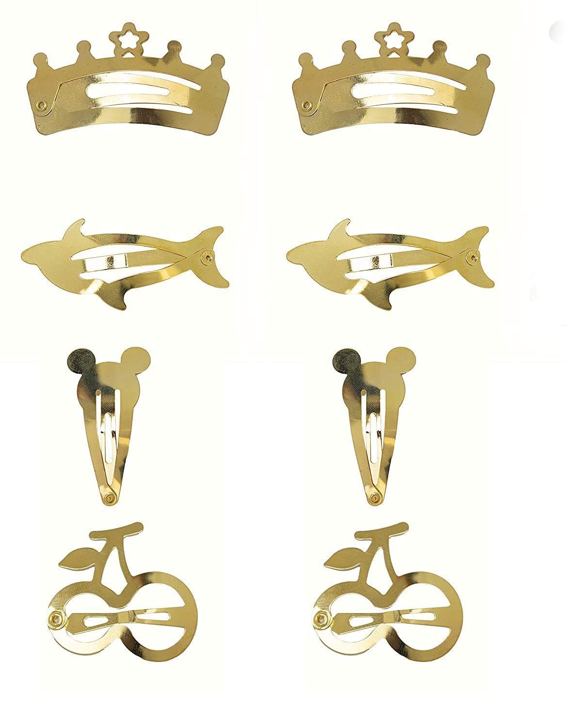 Boxo Fancy Hair Clips 4-Piece Set - Cute Hair Accessories for Girls & Teens - Perfect for School, Parties & Everyday Wear