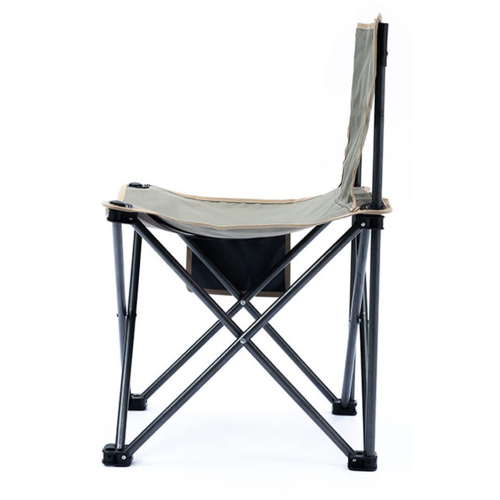 LIOOBO Heavy Duty Folding Camping Chair - Portable Outdoor Chair for Fishing, Beach, BBQ, Travel, Patio, Lawn & Garden - Perfect for Camping Trips, Picnics, and Backyard Relaxation