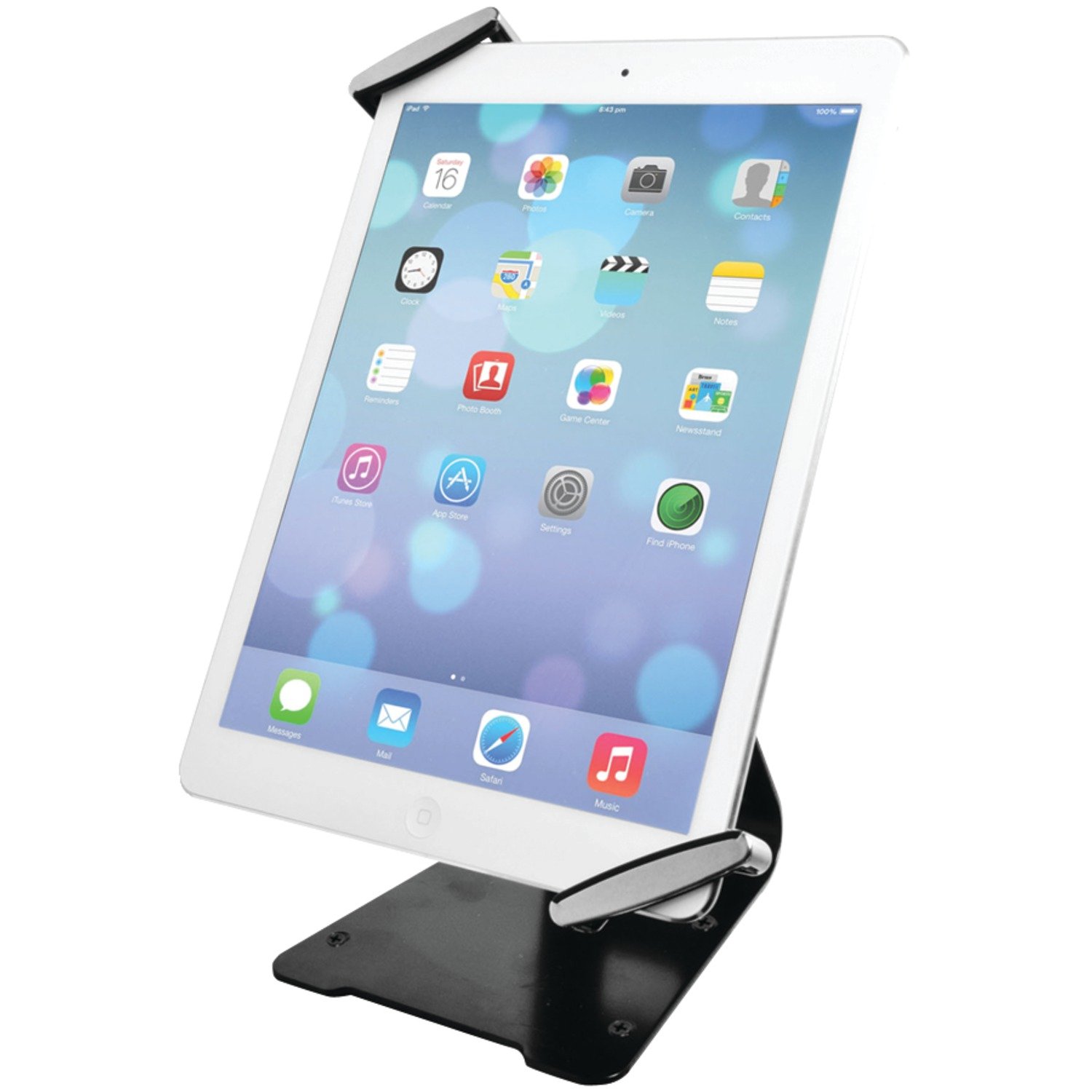 CTA Digital Universal Anti-Theft Tablet Stand & Security Grip - Compatible with iPad, Samsung Galaxy & More - Perfect for Travel, Cafes & Public Spaces