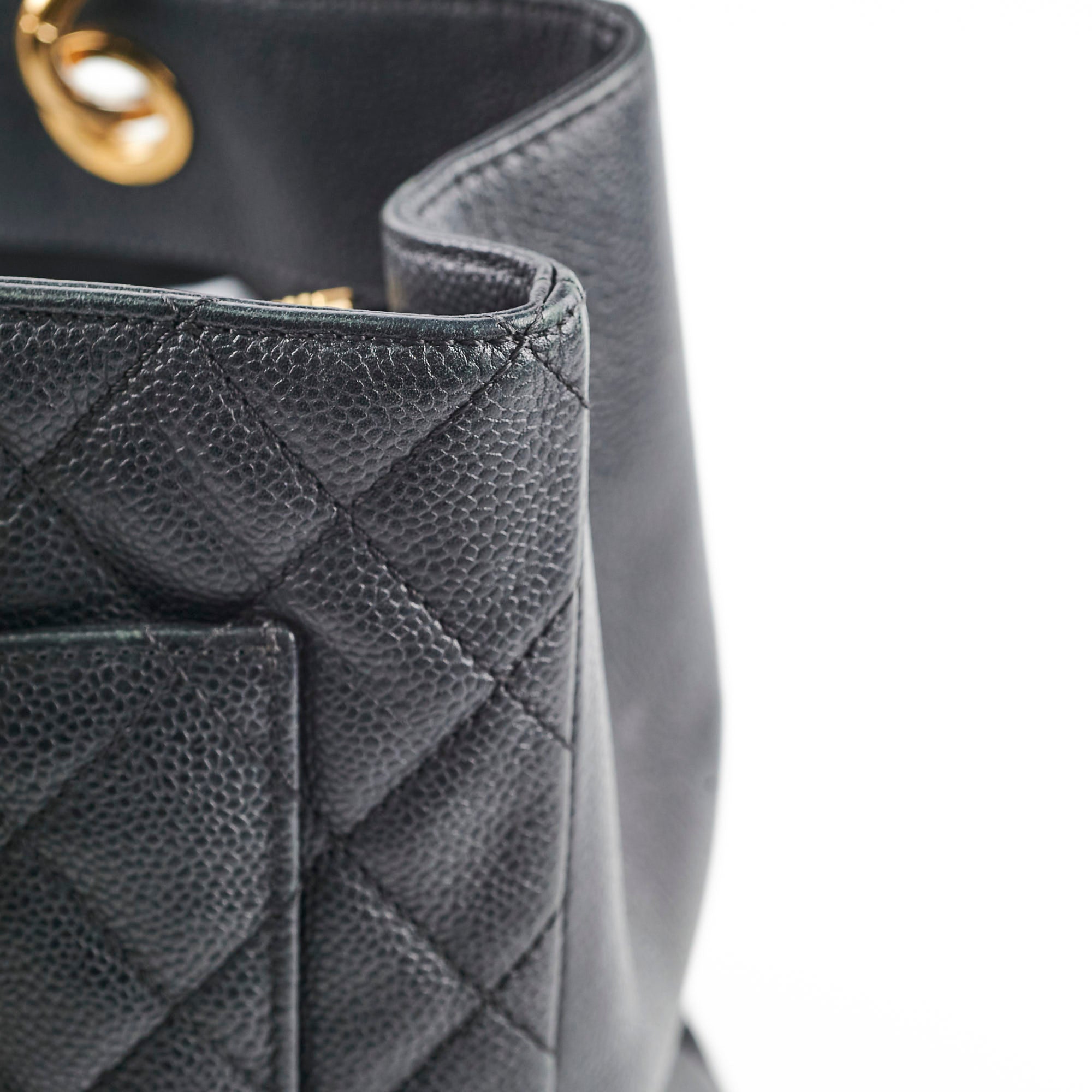 Chanel Caviar GST Grand Shopping Tote Bag in Black - Luxury Leather Handbag for Women, Perfect for Work, Travel & Everyday Use