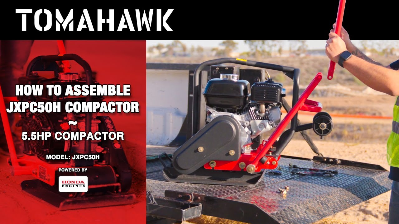 5.5 HP Honda Vibratory Plate Compactor - Heavy Duty Soil Tamper for Landscaping & Construction | 3-Year Warranty | Ideal for Driveway, Patio & Road Base Compaction