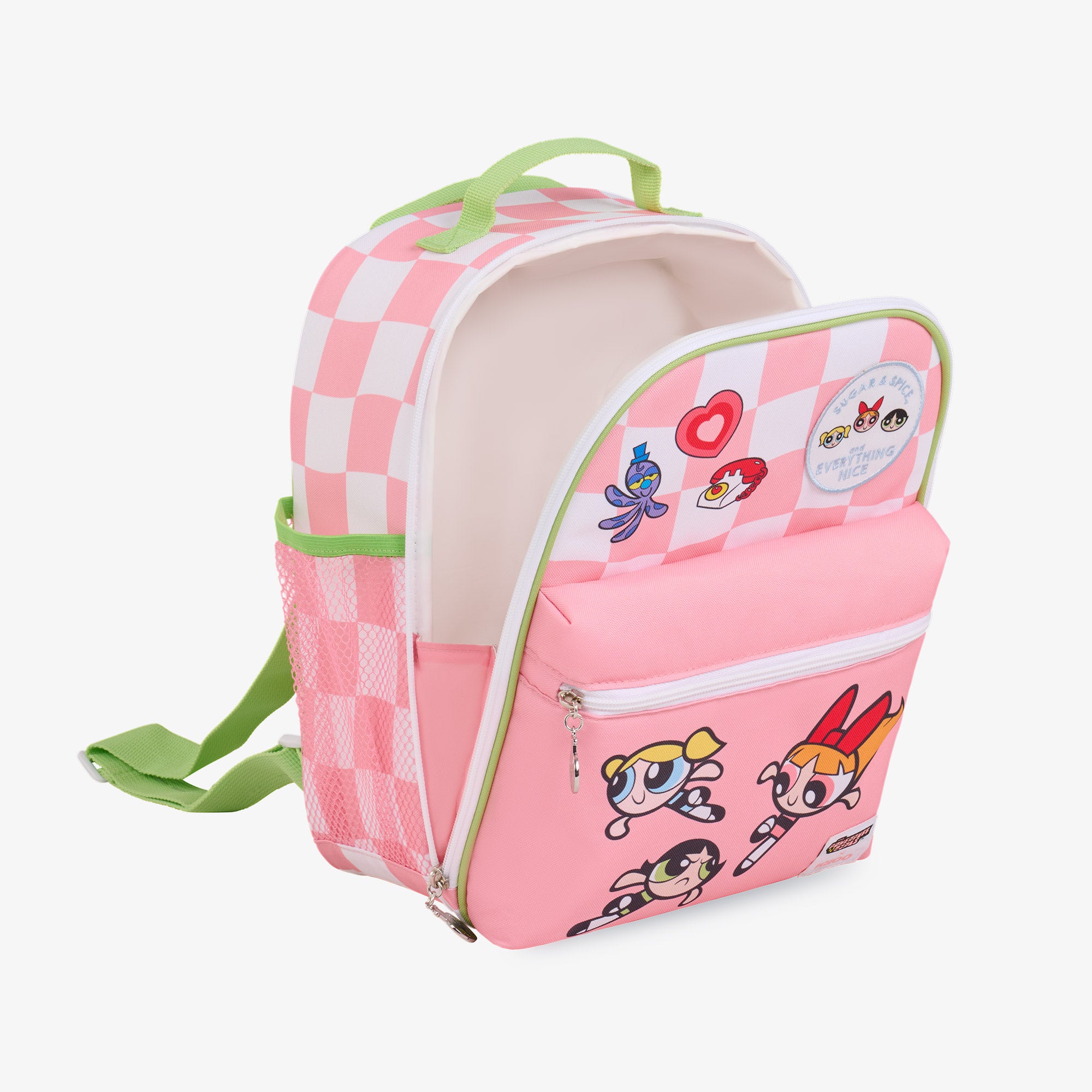 The Powerpuff Girls Mini Convertible Backpack Cooler for Kids - Insulated Lunch Bag & Picnic Tote - Perfect for School, Travel & Outdoor Adventures