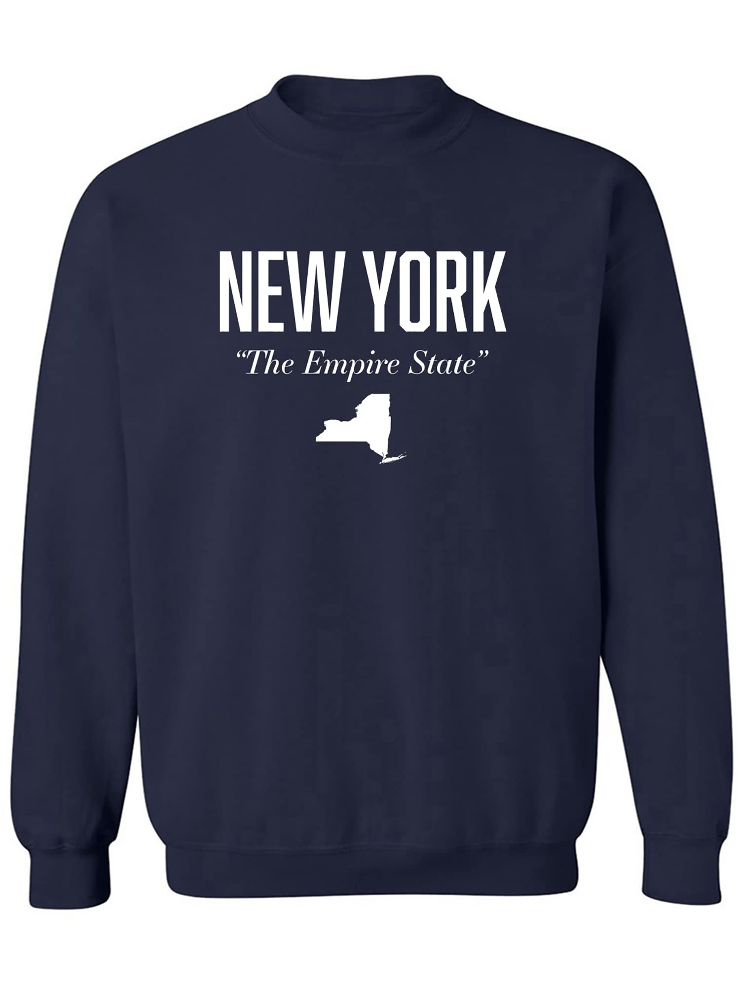 Zerogravitee New York Empire State Crewneck Sweatshirt - Unisex Casual Pullover for Streetwear & Travel | Perfect for NYC Fans & Urban Fashion Lovers