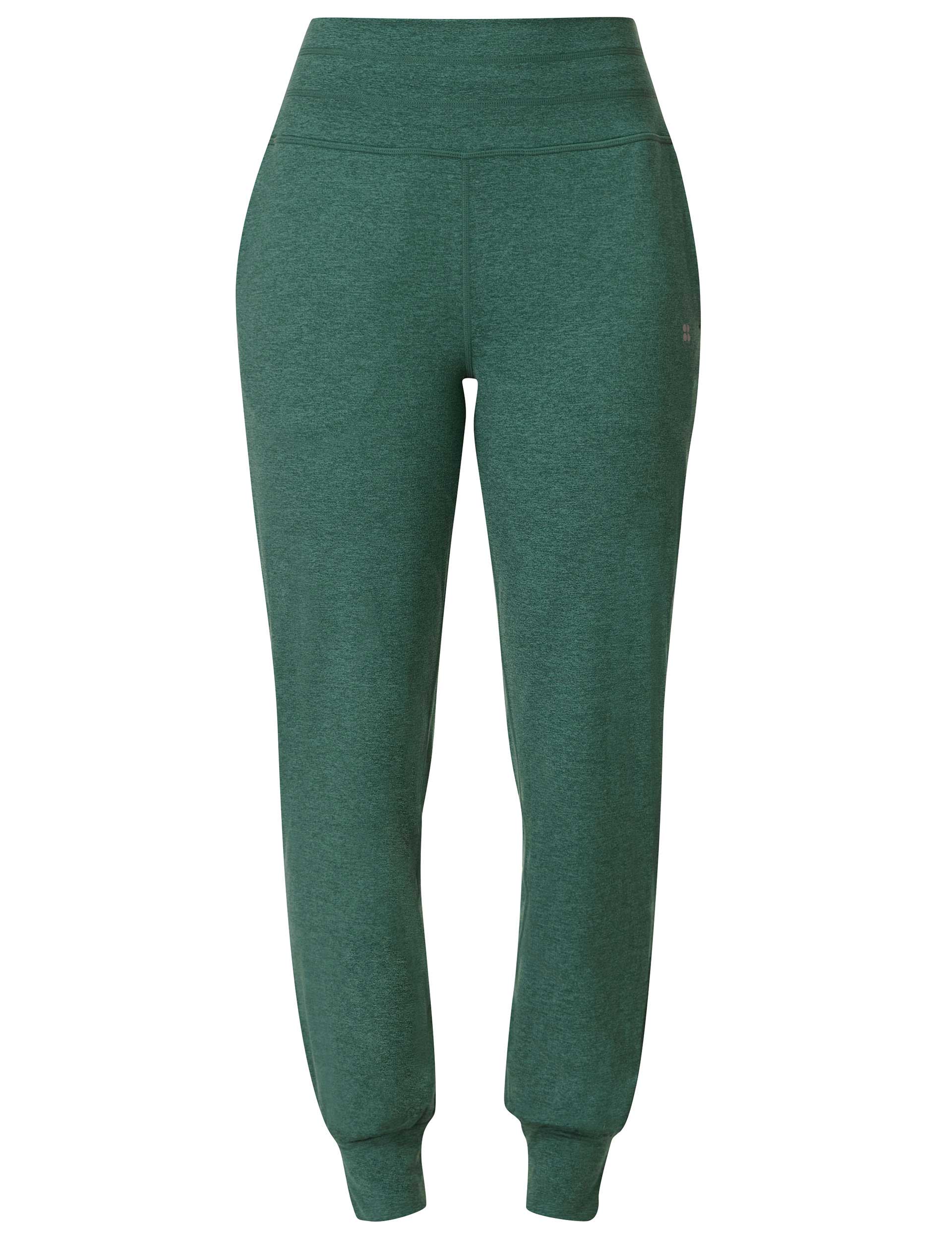 Gaia 29 High-Performance Yoga Pants for Women - Breathable Glade Green Marl Workout Leggings | Perfect for Yoga, Pilates, Gym & Lounge Wear