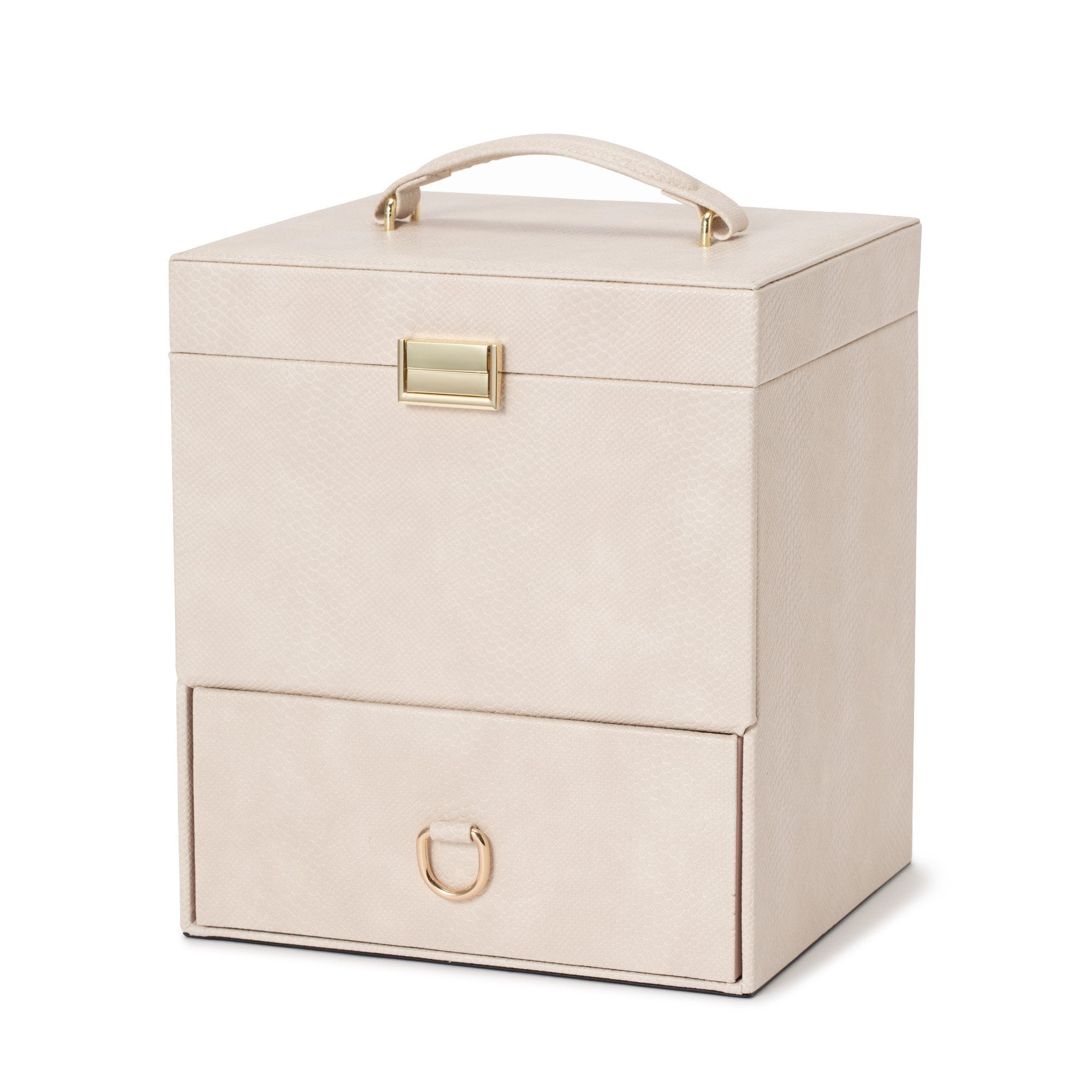 Flavia Cosmetic Box IV - Premium Makeup Organizer with Mirror & Drawers - Perfect for Vanity, Travel & Gift Giving