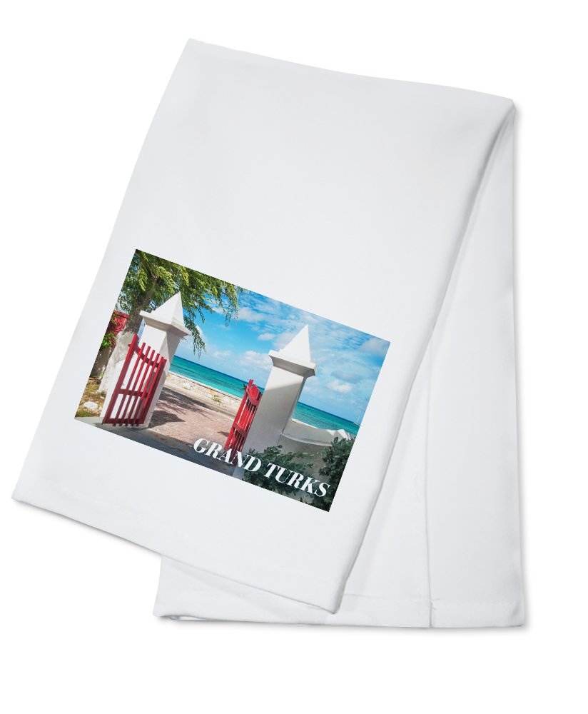 Grand Turk Turks and Caicos Islands 100% Cotton Tea Towel - Decorative Hand Towel for Kitchen & Home - Perfect for Dish Drying, Gift Giving & Coastal Decor