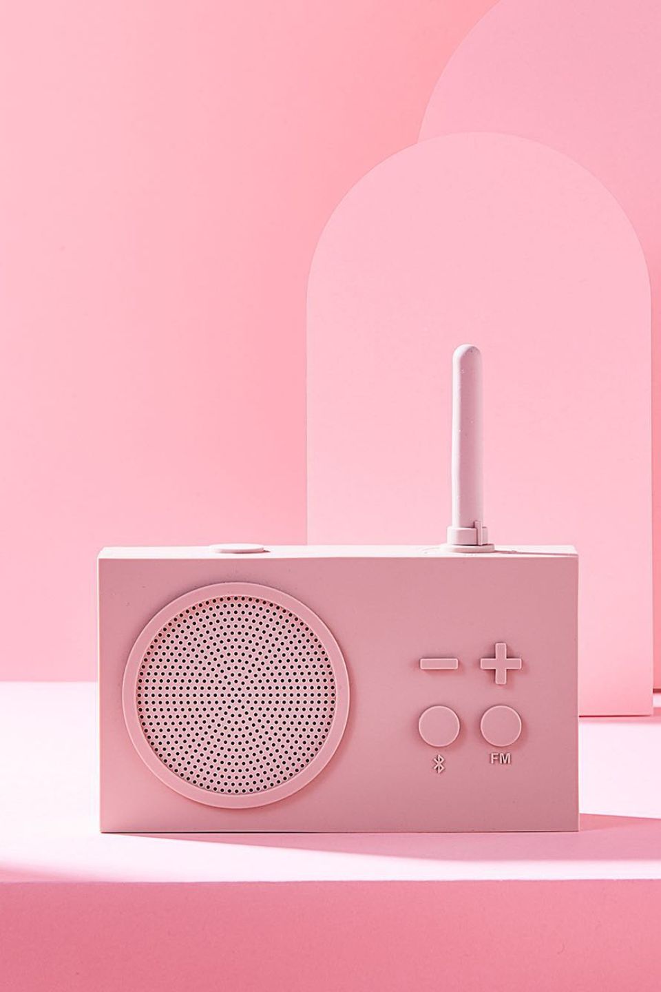 Wireless Bluetooth Speaker with FM Radio, Portable Pink Speaker for Outdoor, Travel, Beach & Home Use - High-Quality Sound & Long Battery Life