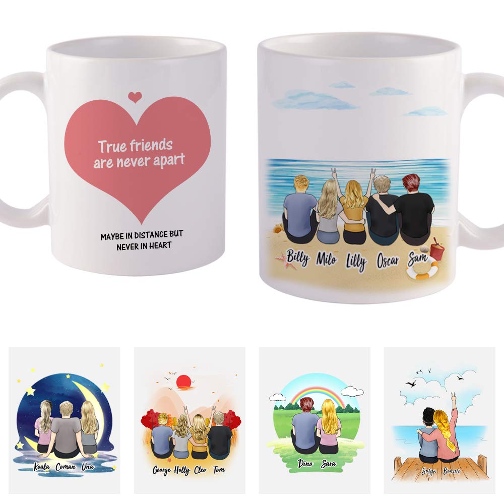 Personalized Photo Coffee Mug - Custom Picture 11 Oz Ceramic Mug for Couples, Families & Friends - Perfect Gift for Anniversary, Birthday & Holidays - Enjoy Your Morning Coffee in Style