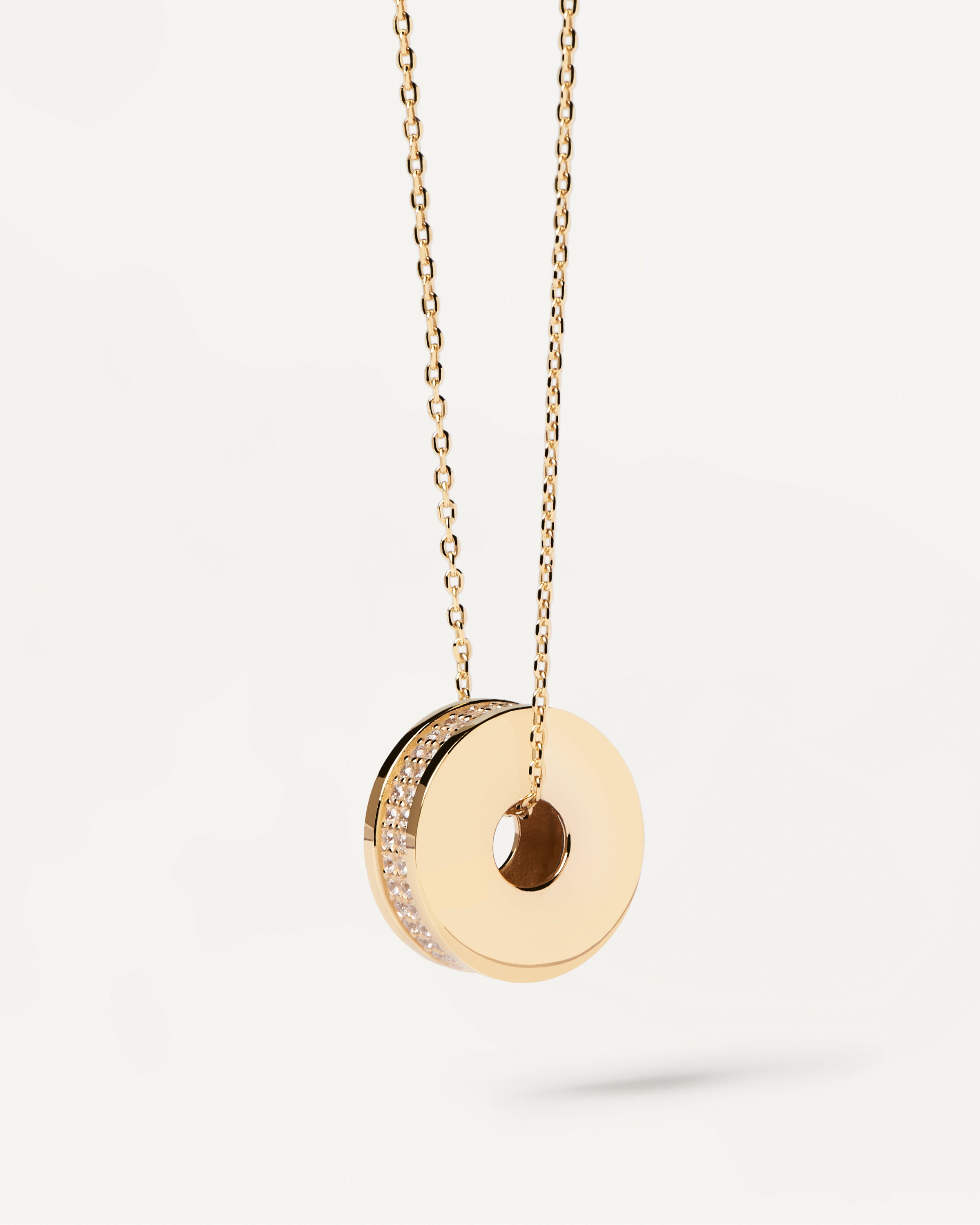 Atlas Gold Necklace for Women - 14K Solid Gold Pendant Necklace, Elegant & Dainty Jewelry Gift for Her - Perfect for Anniversaries, Birthdays & Special Occasions