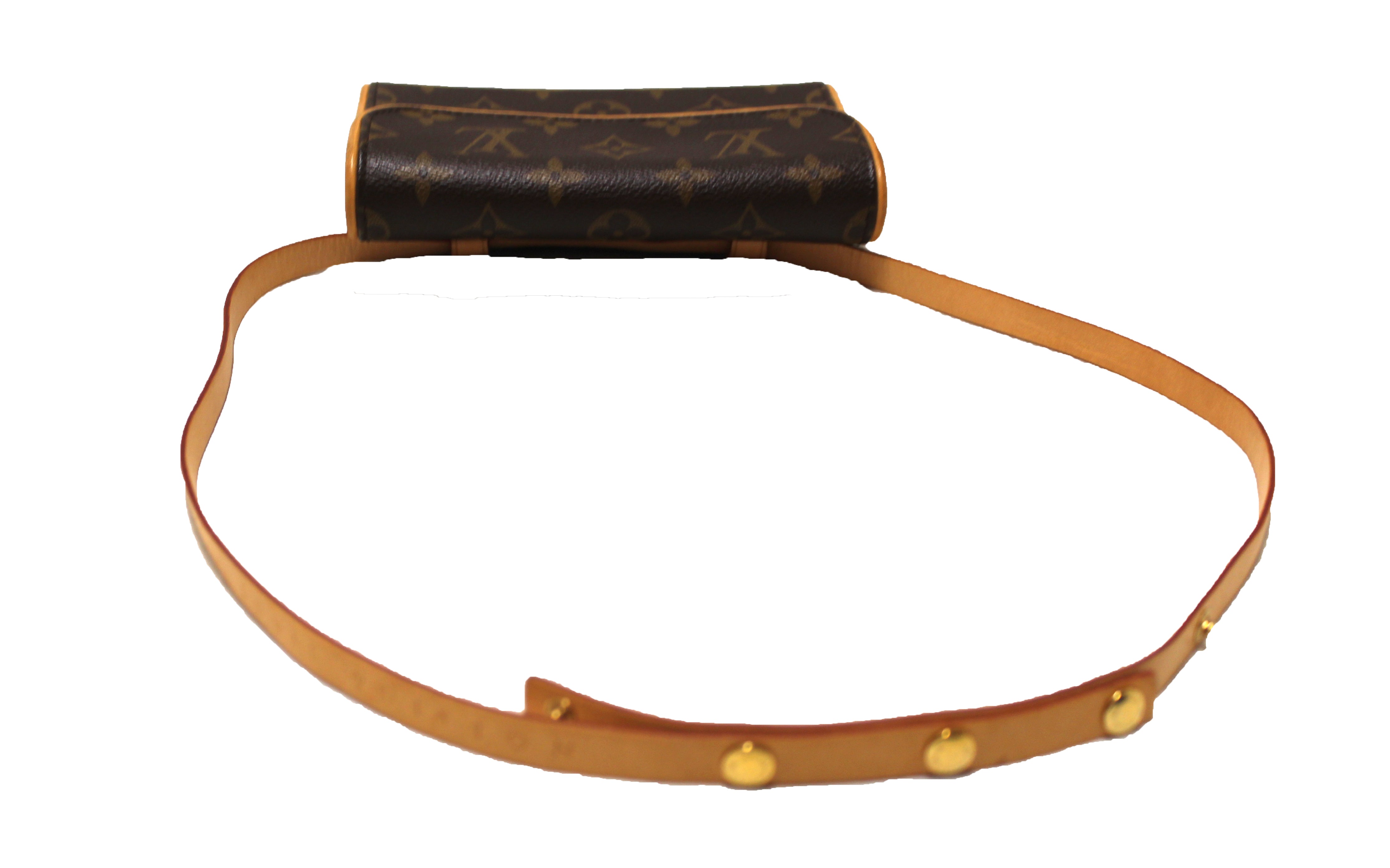 Authentic Louis Vuitton Monogram Pochette Florentine Handbag Small - Luxury Crossbody Bag for Women, Perfect for Date Night & Evening Events
