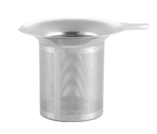 Premium Stainless Steel Tea Strainer - Fine Mesh Infuser for Loose Leaf Tea, Herbs & Spices - Perfect for Tea Pots, Mugs & Travel Cups - Durable & Easy to Clean