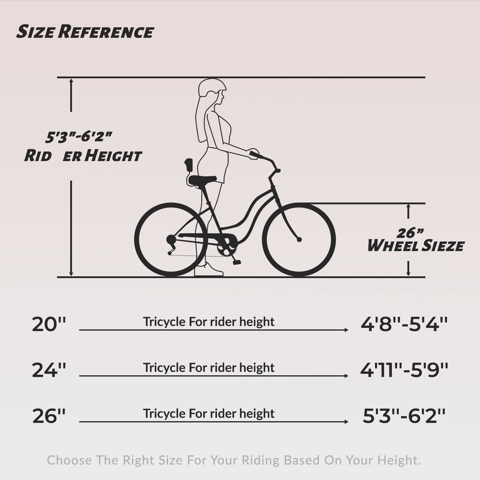Barbella 7-Speed Adult Tricycle - 24