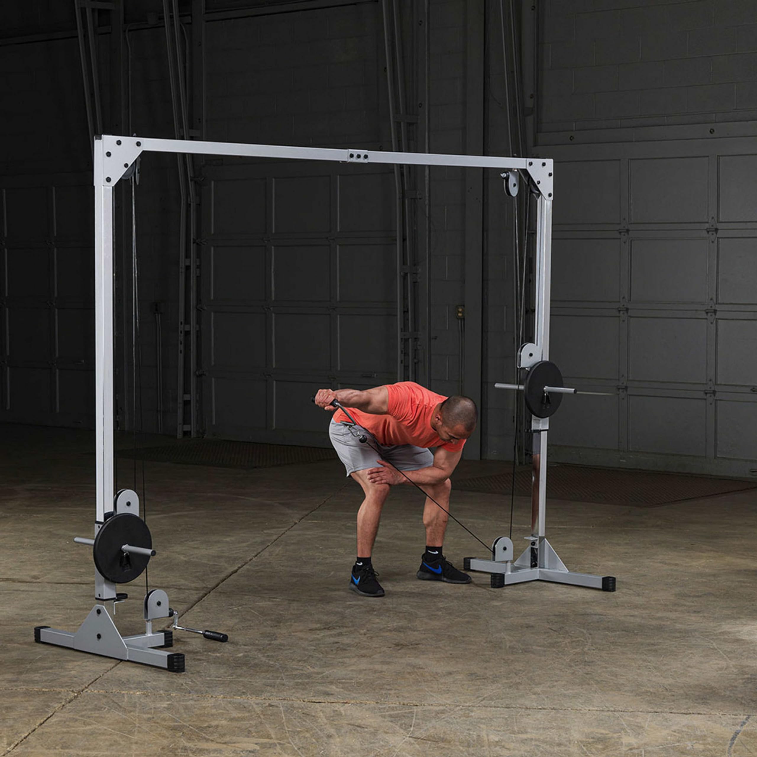 Body-Solid Powerline Cable Crossover Machine - Adjustable High & Low Pulley Gym Equipment for Home Workouts, Functional Trainer for Total Body Exercise, Cable Fly & Crossover Training | Perfect for Strength Training, Muscle Building & Home Gym Fitness Routines