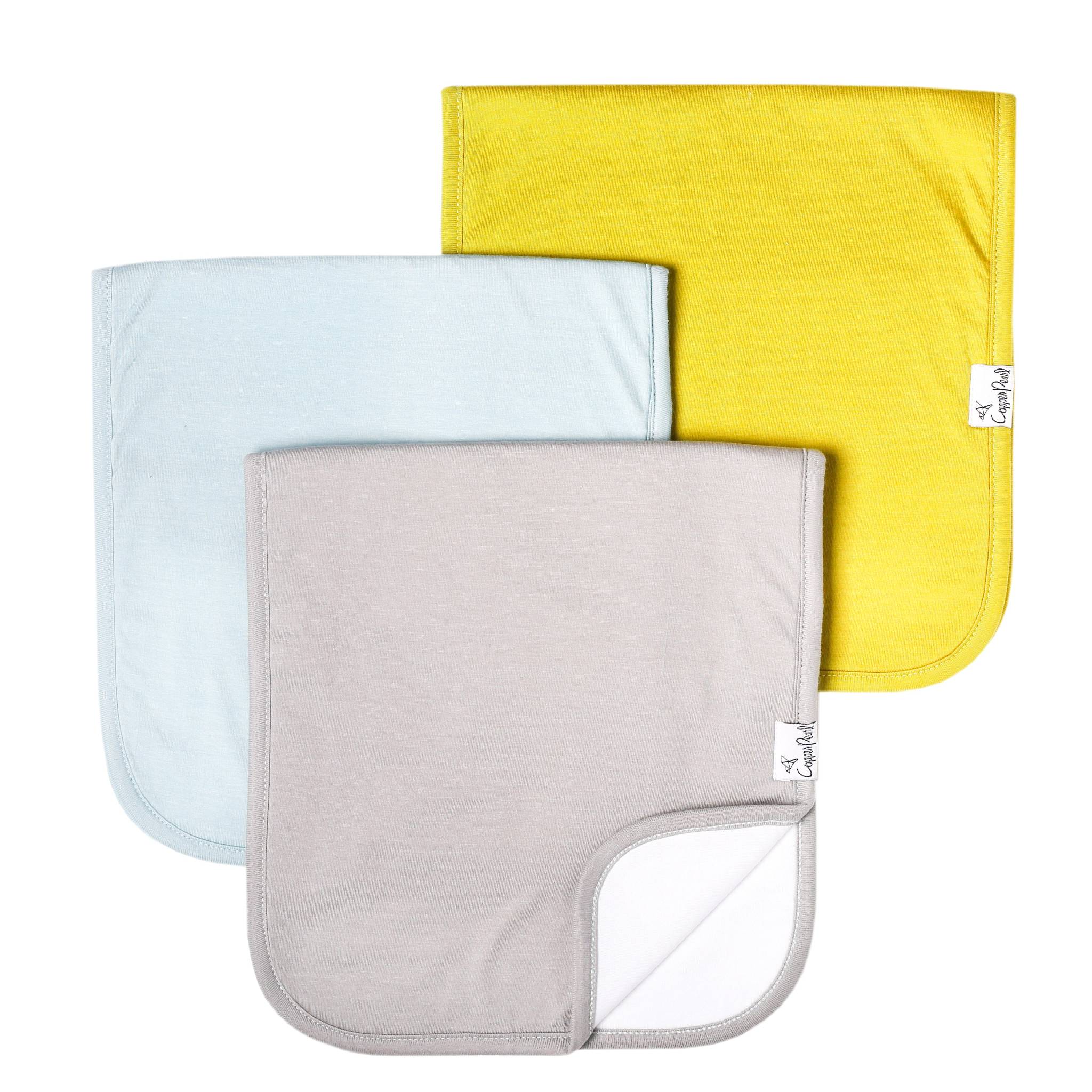 Premium Baby Burp Cloths - Soft Absorbent Washable Cloths for Newborns & Infants - Stone Pattern - Perfect for Feeding, Spit-up & Messy Moments