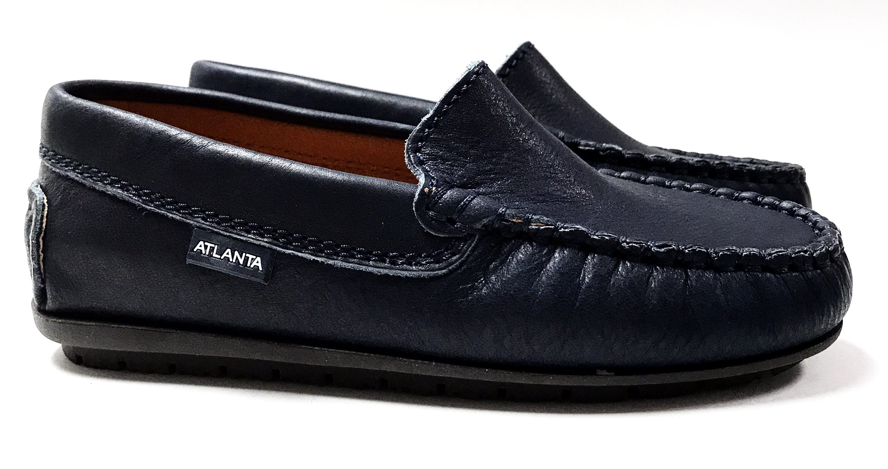 **Atlanta Moccasin Navy Loafers for Men – Comfortable Slip-On Boat Shoes for Casual & Business Wear**    *(Use for: Office, Travel, Walking, and Everyday Stylish Outfits)*