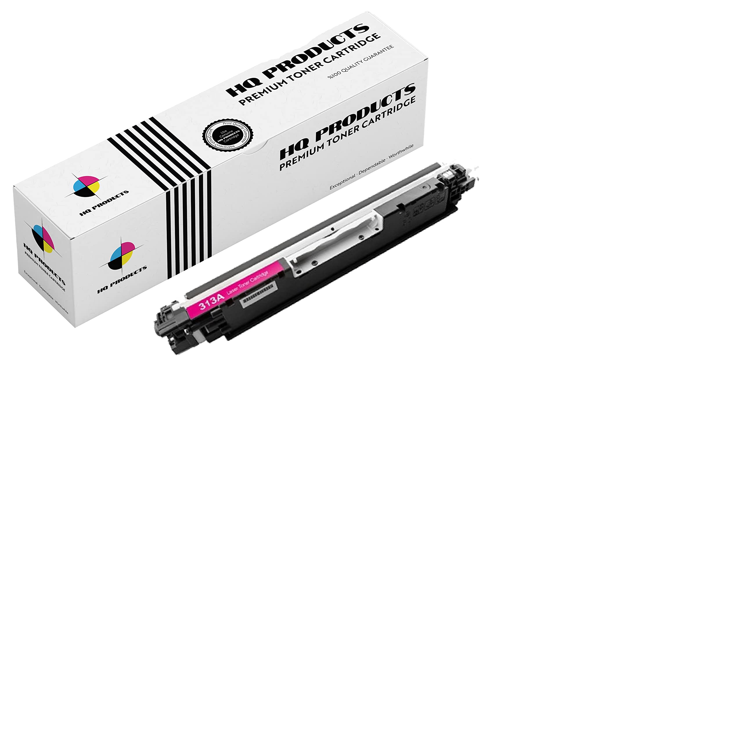 HP 126A Compatible Magenta Toner Cartridge - Replacement for HP Color LaserJet CP1025 Printer | High-Quality Printing for Home & Office Documents