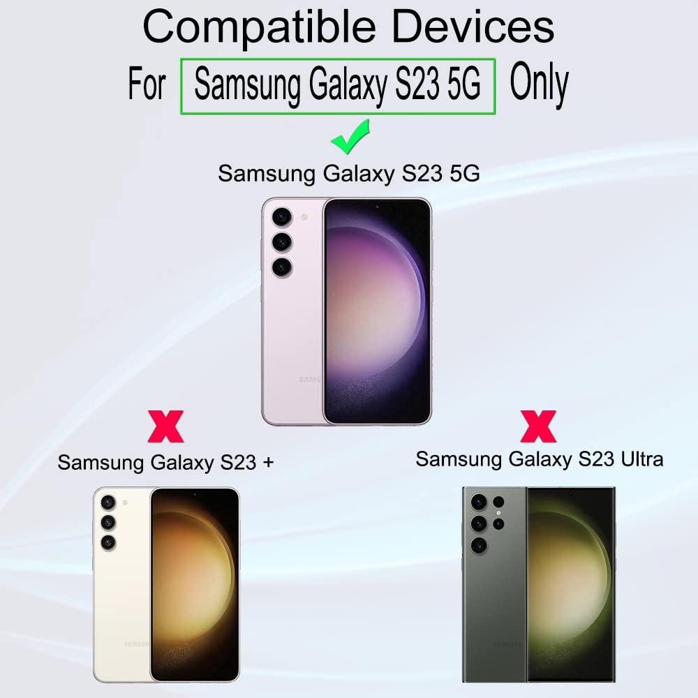 Ibywind 2 Pack Tempered Glass Screen Protector for Samsung Galaxy S23 5G 6.1