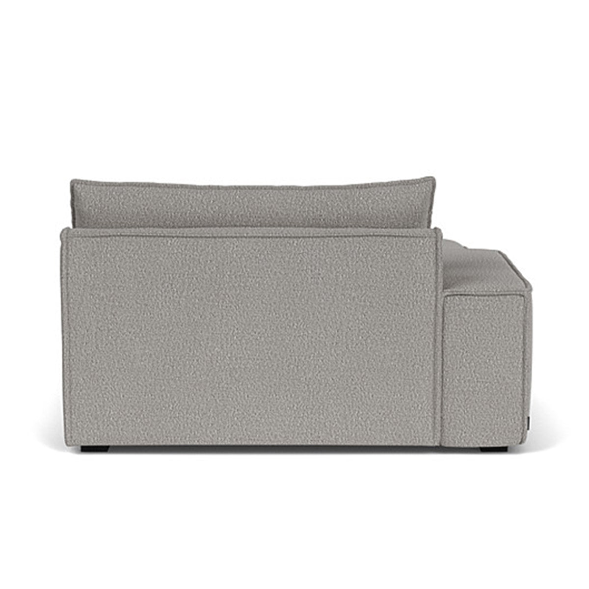 Daphne Boucle 1-Seater Left Chaise Modular Sofa - Modern Living Room Furniture for Small Spaces, Apartments & Cozy Home Decor