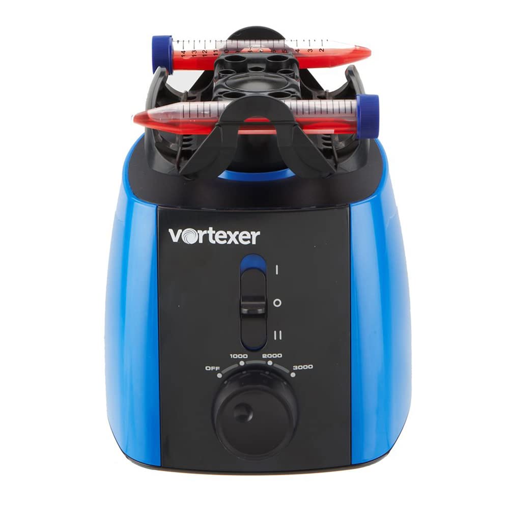 High-Speed Scientific Vortex Mixer HS120210 - Variable Speed Lab Shaker with AUS Plug (230-240V) for DNA, PCR Tubes & Liquid Mixing in Laboratories