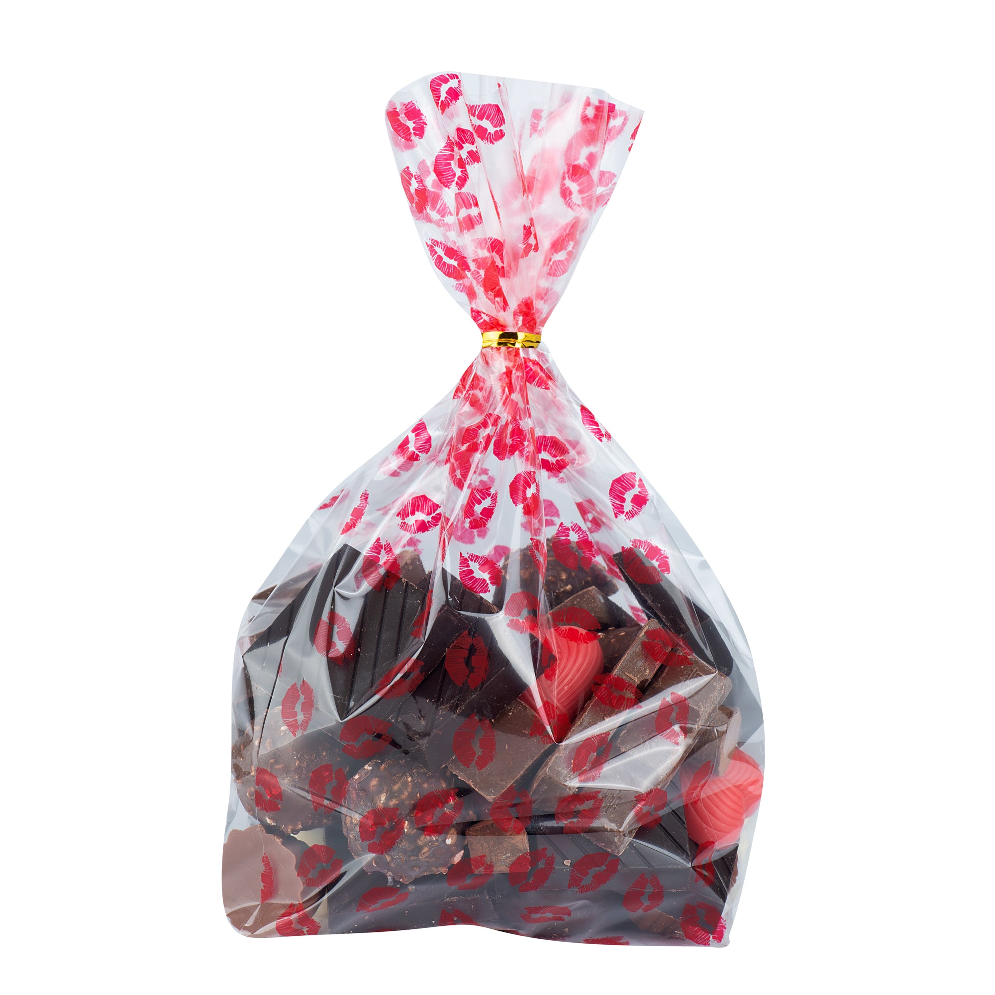 Sexy Lips Plastic Candy Bags - Gusseted 5 x 3 x 11 Inches - 4000 Count Bulk Packaging Box for Parties, Weddings & Candy Buffets