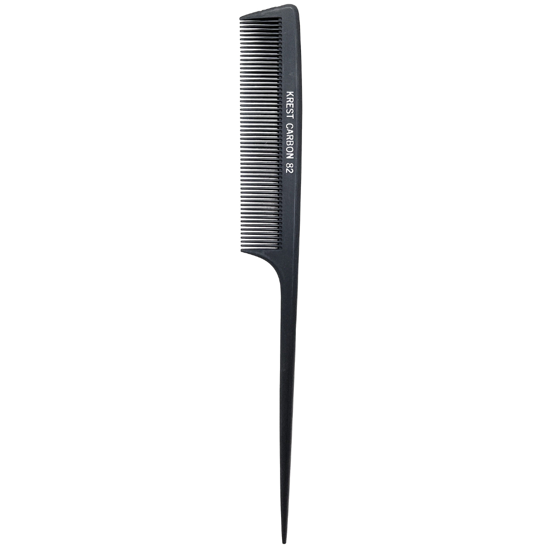 Premium Krest Carbon Fiber Heat Resistant Thermal Comb - 1 Count - Styling & Detangling for All Hair Types - Salon & Home Use