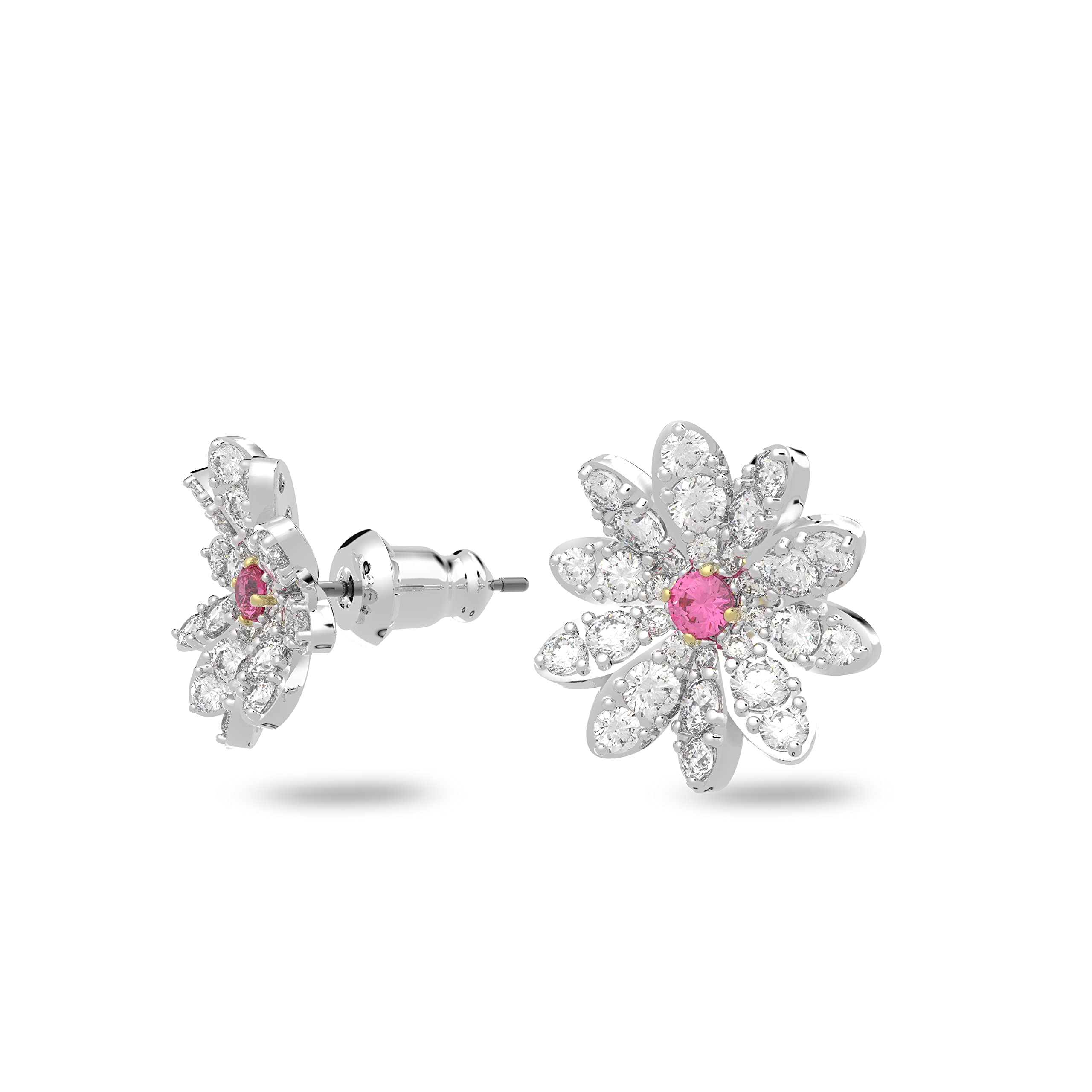 Swarovski Eternal Flower Jewelry Collection - Elegant Bangle Bracelets, Stud Earrings & Pendant Necklaces for Women | Perfect for Weddings, Anniversaries & Special Occasions