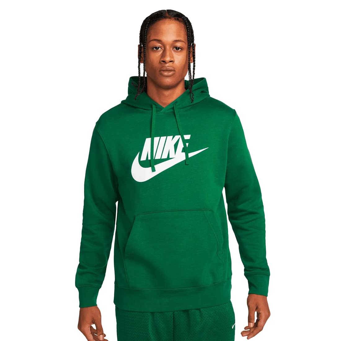 Nike Men's NSW Club Fleece Hoodie - Soft & Comfortable Pullover for Casual Wear, Gym, and Outdoor Activities