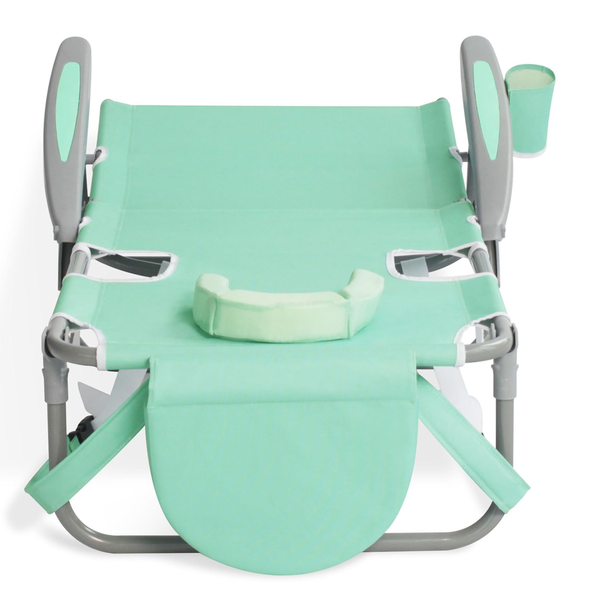 Lightweight Portable Folding Camping Chair with Backpack Straps & Cup Holder - 5-Position Reclining for Outdoor Relaxing, Picnics, Beach & Travel (4-Pack, Teal) - Perfect for Camping, Backyard, Concerts & Tailgating