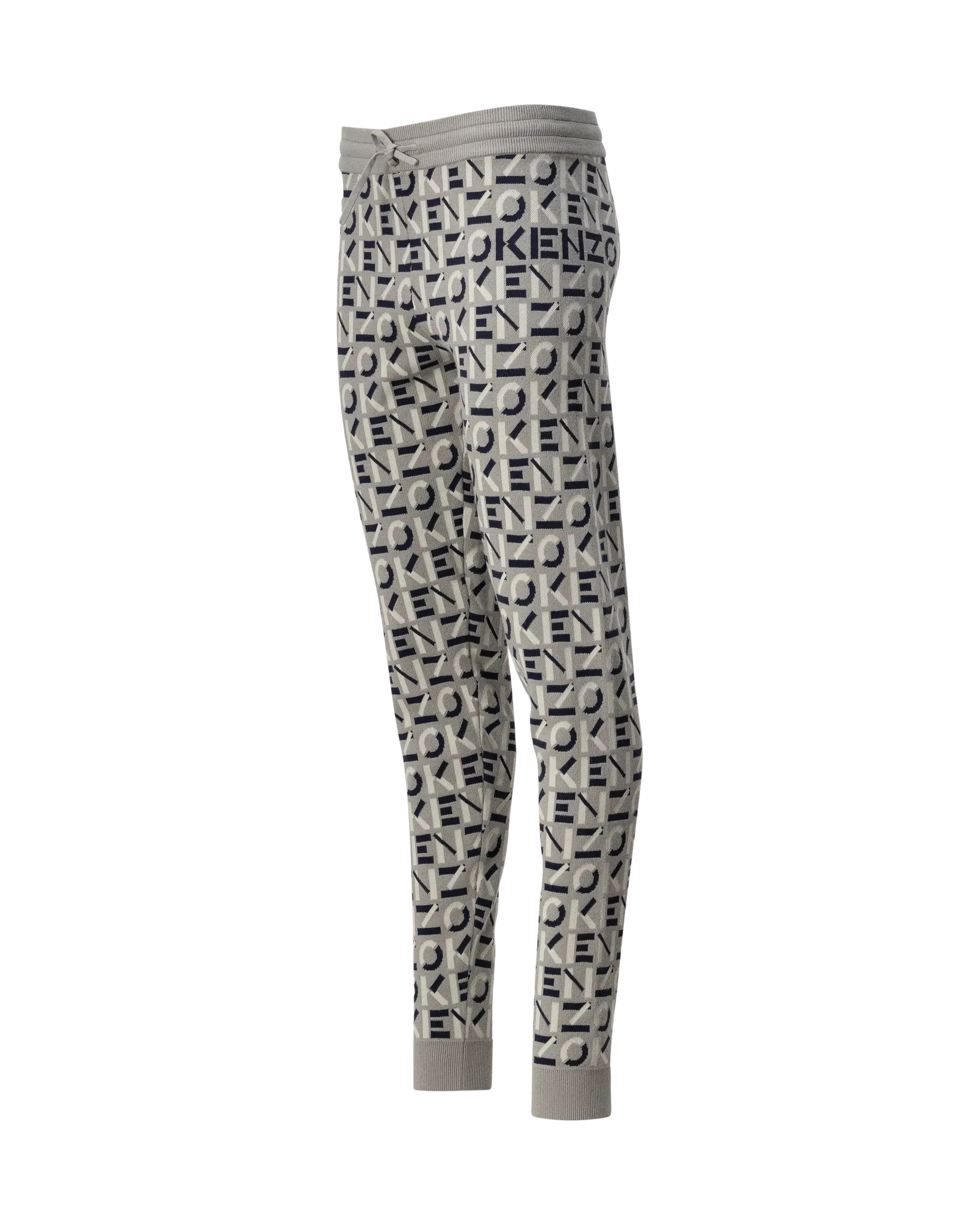 Monogram Jacquard Sweatpants for Women - Luxury Embroidered Lounge Pants, Soft Cotton Joggers for Home, Yoga & Casual Wear