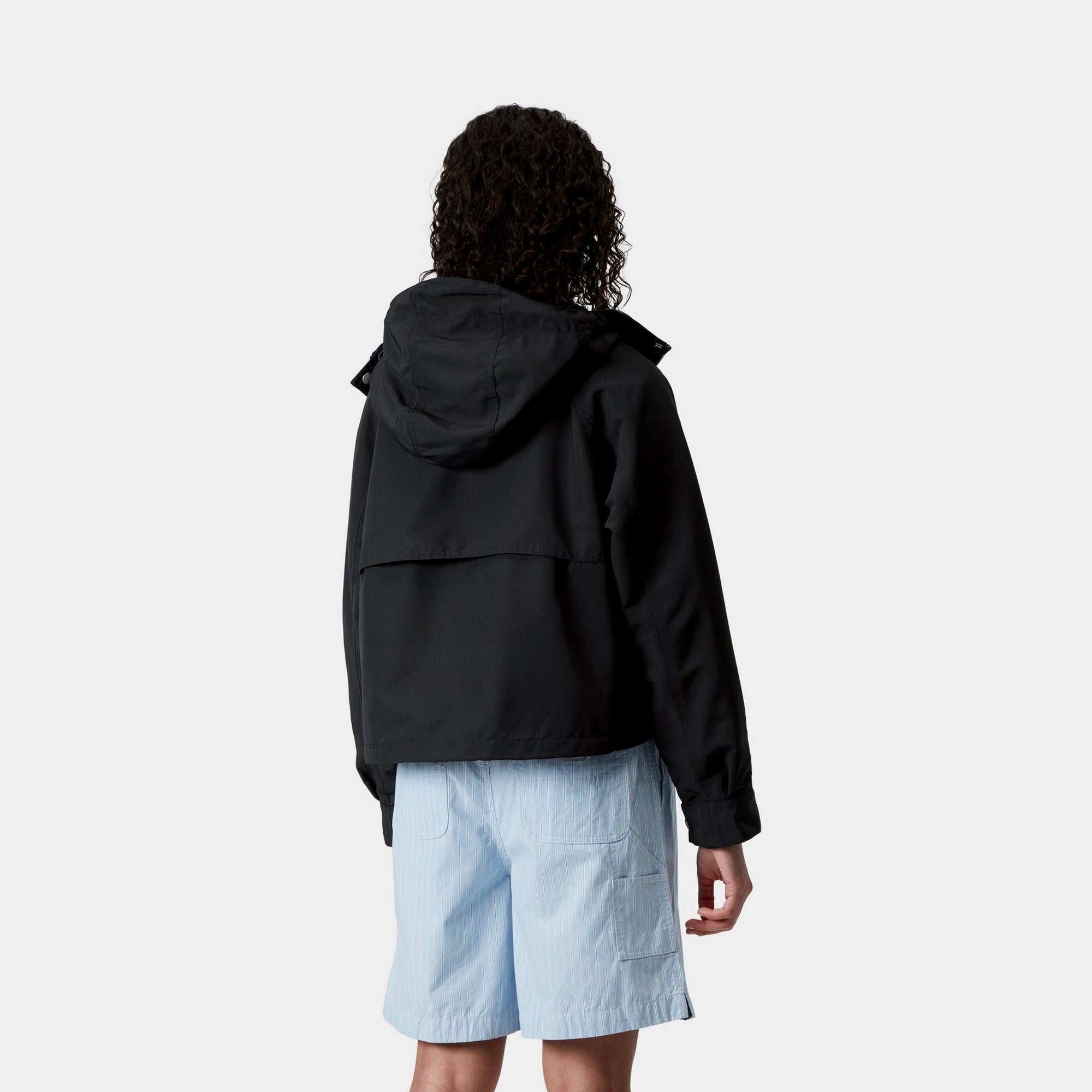 Women's Irwin Jacket - Waterproof Windbreaker Jacket for Outdoor Hiking & Travel | Black | Lightweight & Breathable
