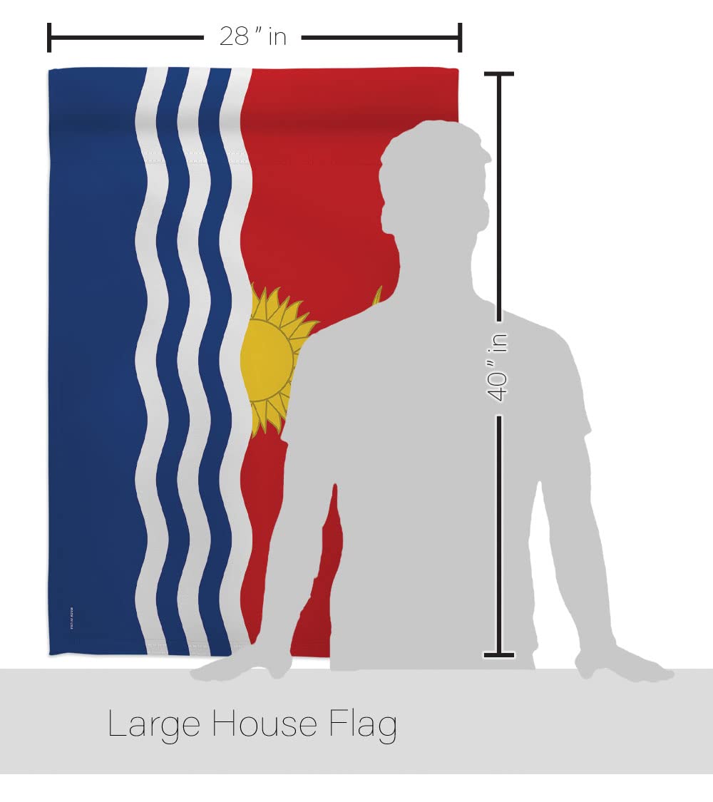 Kiribati National Flag Set 28x40