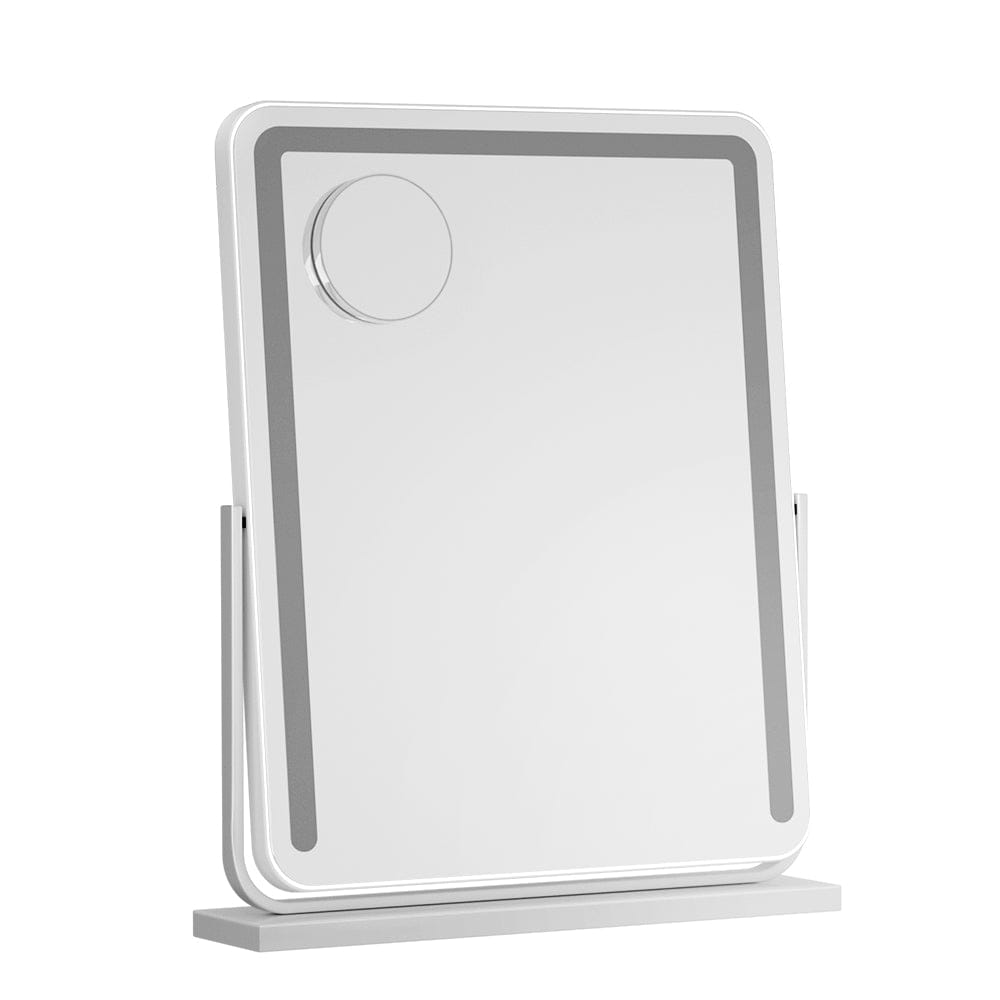 Embellir Hollywood Vanity Mirror with LED Lights - 40X50CM White Makeup Mirror for Professional & Home Use | Perfect for Makeup Application, Skincare Routine & Dressing Room Lighting
