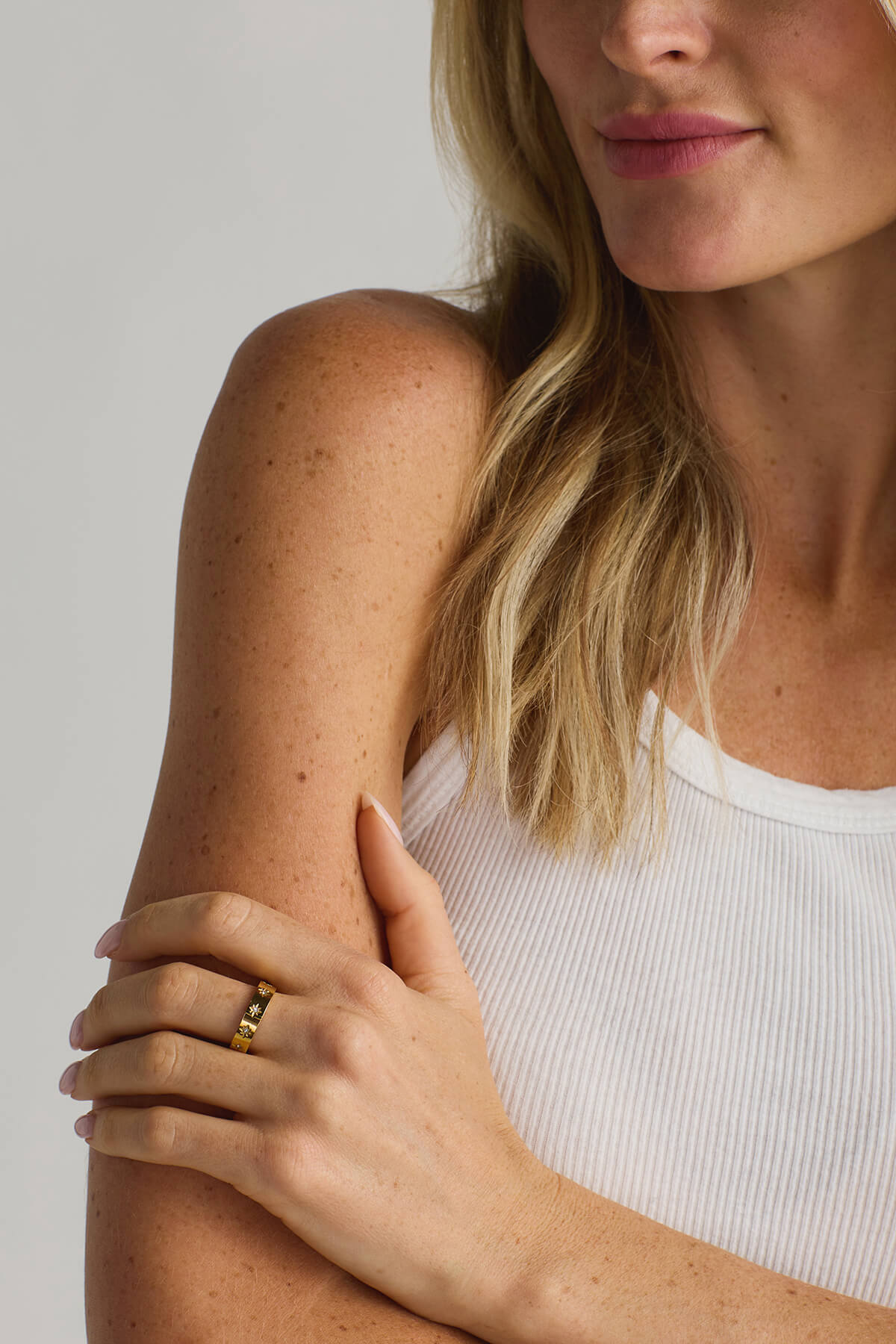 Starry Eyed Ring - Elegant Electric Picks Jewelry for Women | Perfect for Parties, Date Nights & Special Occasions