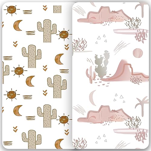 Pink Mountain & Taupe Cactus