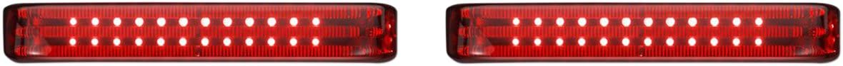 Custom Dynamics PB-SB-HD-BR Probeam Saddlebag Lights - Black/Red Lens for Harley Davidson Motorcycles | Waterproof LED Turn Signals & Brake Lights for Enhanced Safety on Night Rides