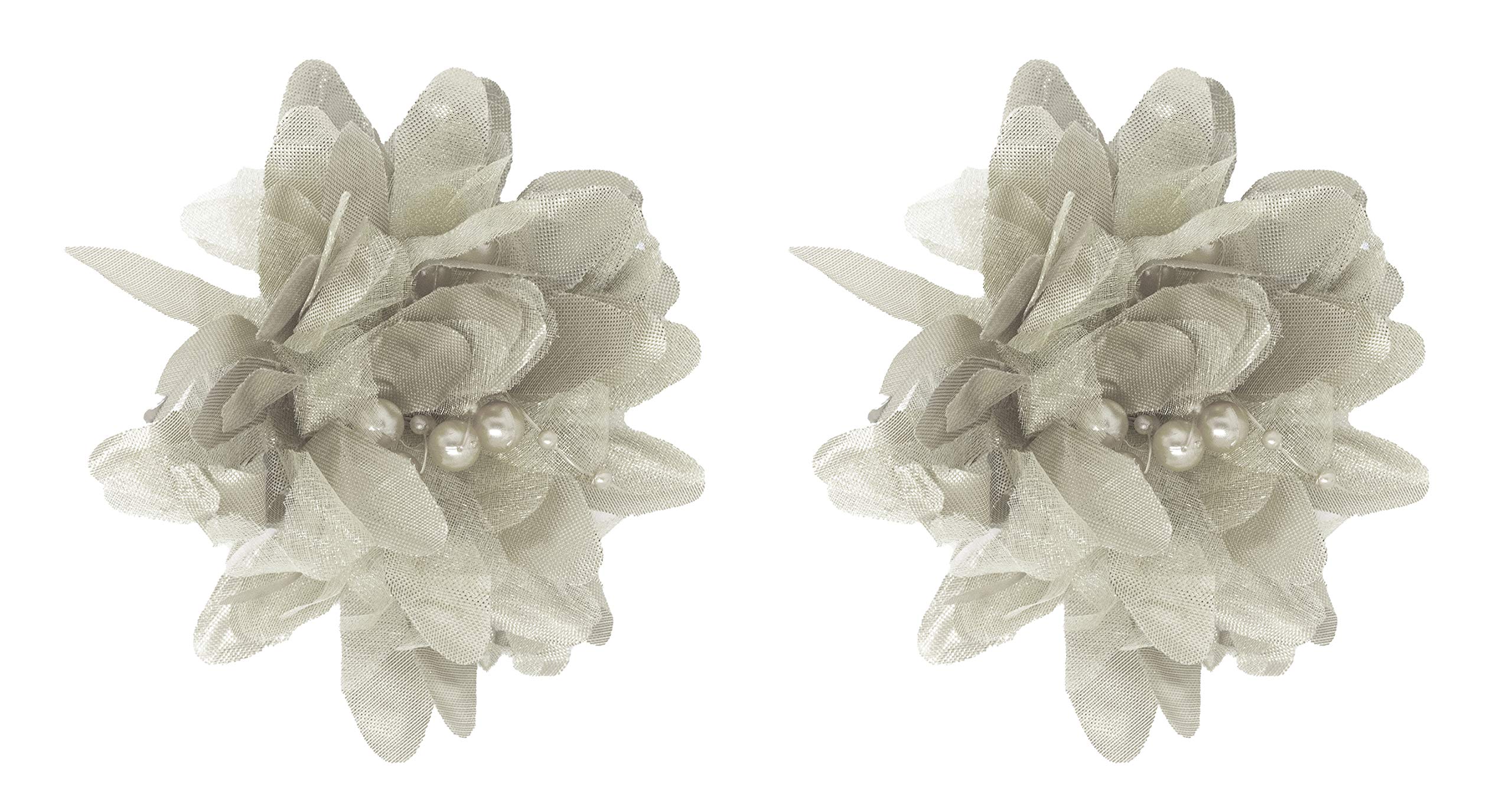 Baal Bridal Hair Clips for Baby Girls - Elegant Cream Hair Accessories (Pack of 1) - Perfect for Birthday Gifts, Weddings & Special Occasions