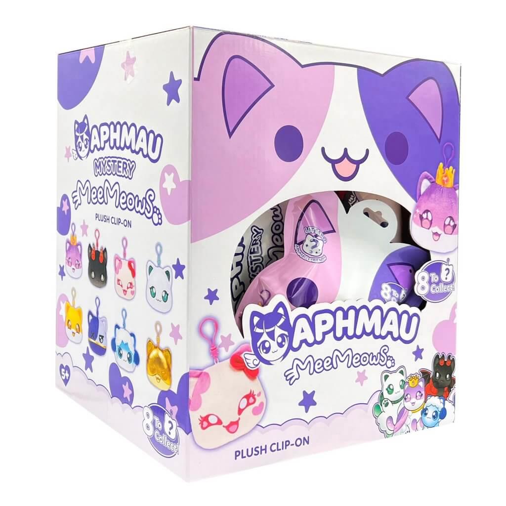 Aphmau MeeMeows Mystery Catface Clip Ons (Blind Bag) - Cute Cat Ear Hair Clips for Kids & Teens - Perfect for Cosplay, Dress Up, and Collectible Fun