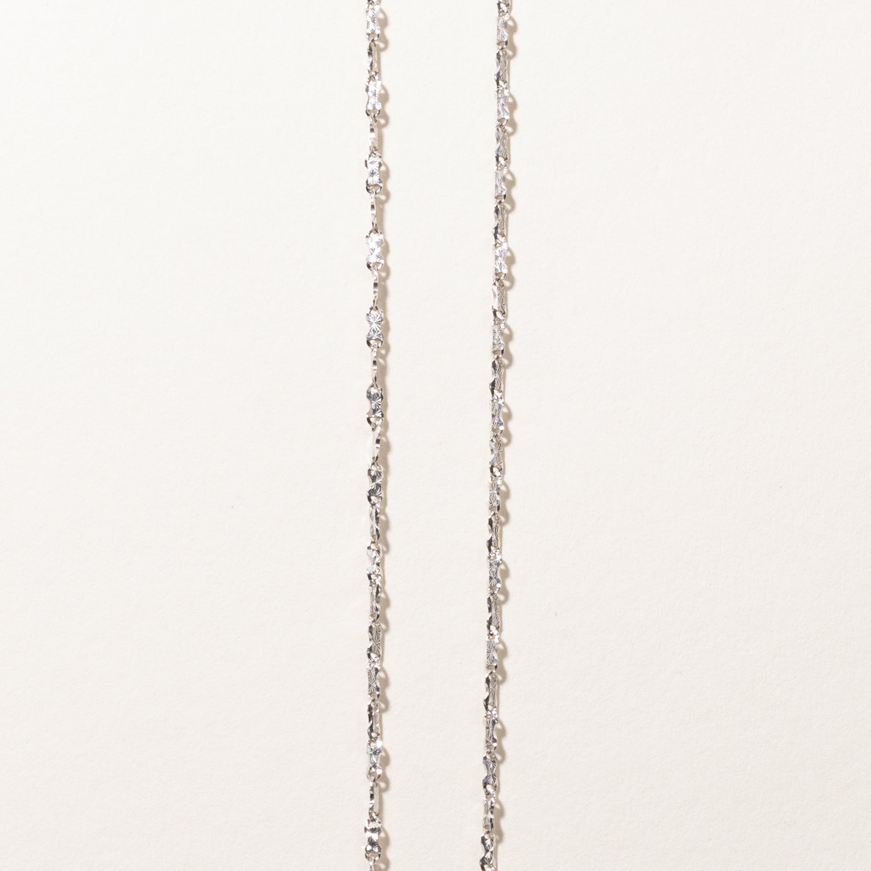 Elegant Black & White Diamond Ornate Necklace | 0.972ctw & 0.72ctw | 16