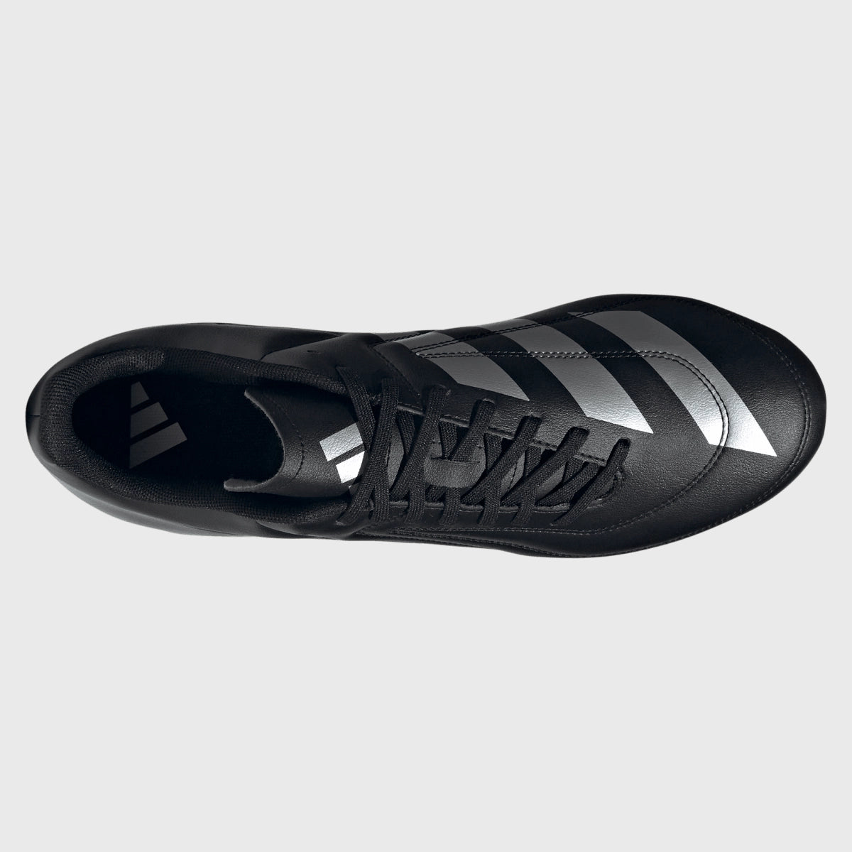 Adidas RS 15 SG Rugby Cleats - Men's Black Soccer Football Shoes for Firm Ground - Perfect for Rugby Matches & Training Sessions