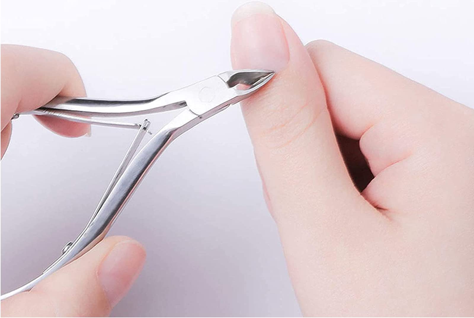 50-Piece Professional Stainless Steel Manicure & Pedicure Kit - 3-in-1 Nail Care Set with Cuticle Pusher & Scissors - Salon Quality Tools for Home & Travel Nail Care (Silver)