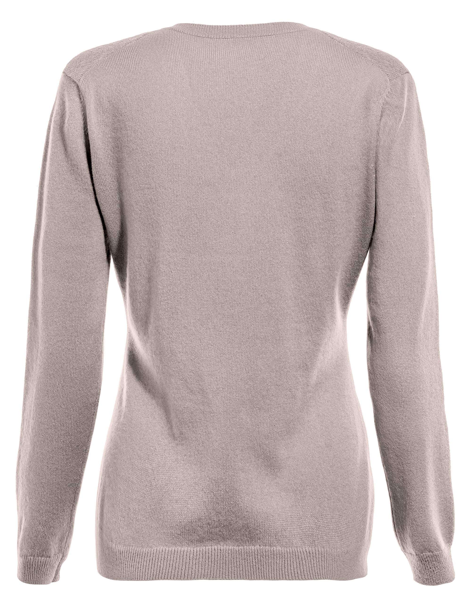 CASME Women's 100% Pure Cashmere V-Neck Pullover Sweater | Slim Fit Soft Warm Winter Knit Top | Perfect for Office, Dating & Casual Outfits