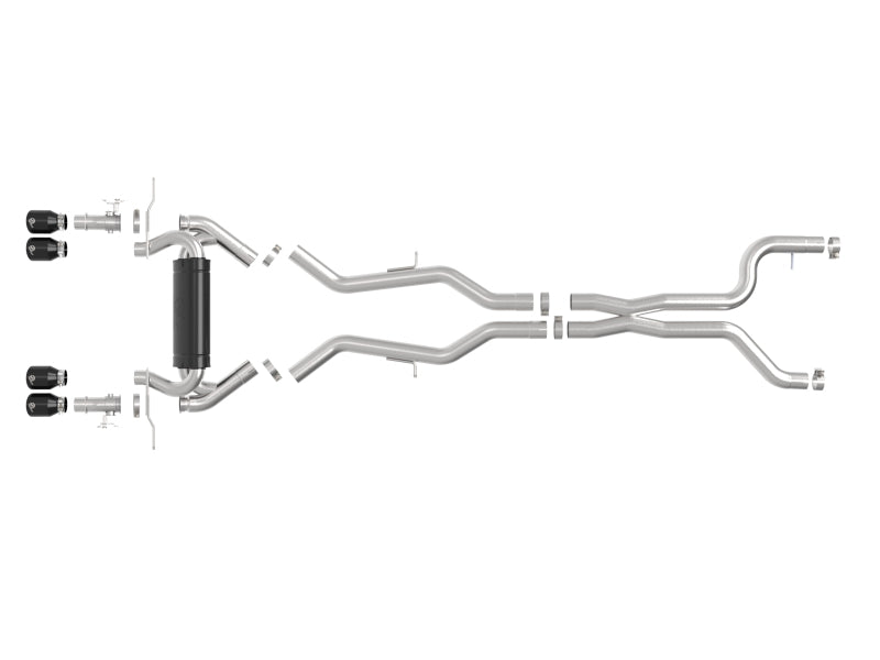 aFe 23-25 BMW M2 L6 3.0L (G87) MACH Force XP Cat-Back Exhaust System with Black Tips - Performance Upgrade for Street & Track Racing