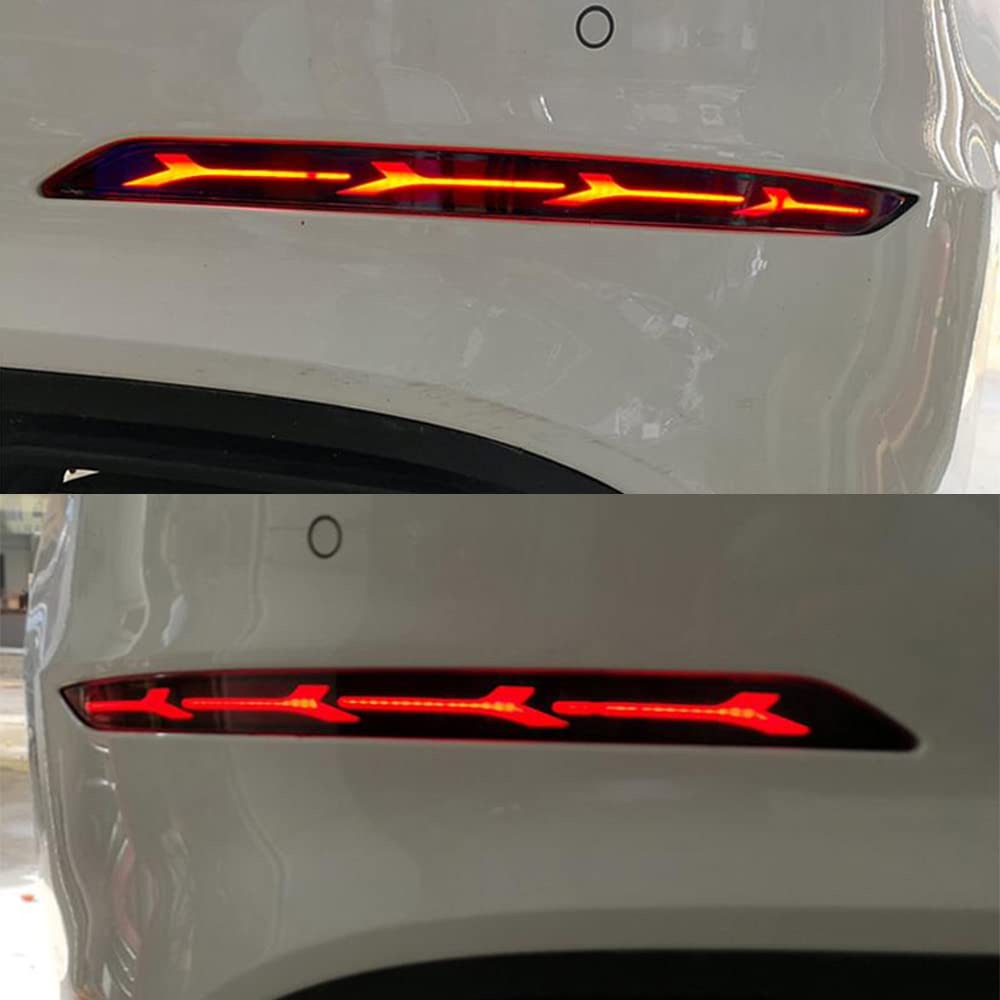 LED Tail Lights Brake Lamps for Hyundai Elantra 2017-2018 - Bright Rear Bumper Reflectors with Easy Installation - Perfect for Night Driving & Enhanced Safety