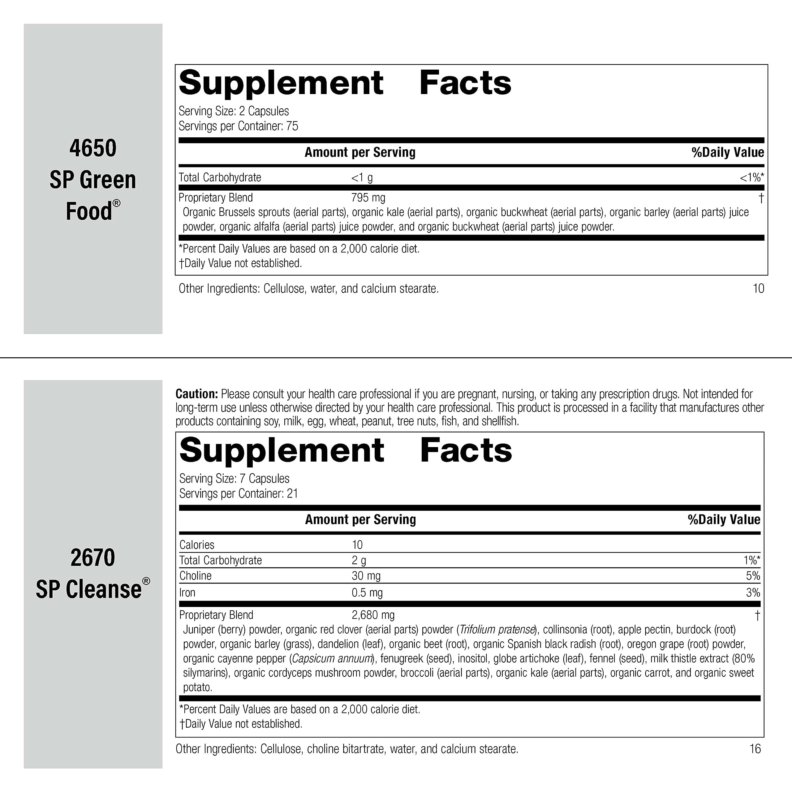 Standard Process Purification Kit with SP Complete Dairy Free & Gastro-Fiber - Liver Detox Support with Milk Thistle, Rice Protein & Fiber | Colon Cleanse, Digestive Health & Weight Management Supplement | Ideal for Detox Programs & Gut Health Maintenance